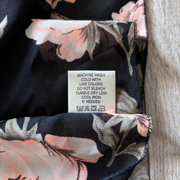 Live 4 Truth Sheer Dark Floral Kimono Cover Up Womens Extra Large Festival Boho - Picture 13 of 13